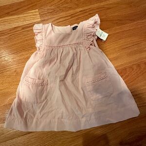 Pink Ruffled cordoruy baby Dress, GAP, brand new